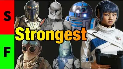 STRONGEST CHARACTER Tier List in Star Wars Zero Company